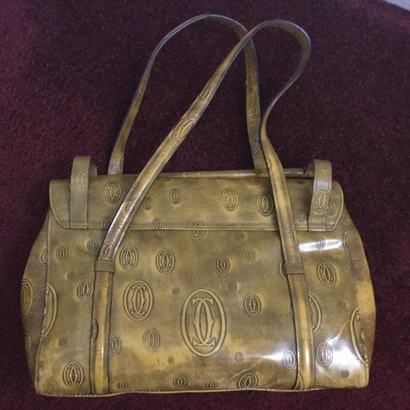 Cartier Bags Vintage Cartier Happy Birthday Leather Bag Poshmark